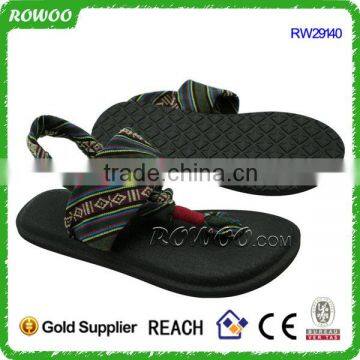 New Products on China Market Women's Yoga Sling Ethnic Cloth Sandals photo-4