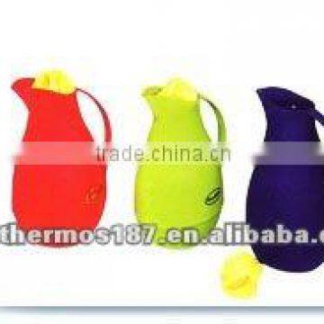 1.0liter Lovely plastic casing vacuum flask with vacuum glass liner