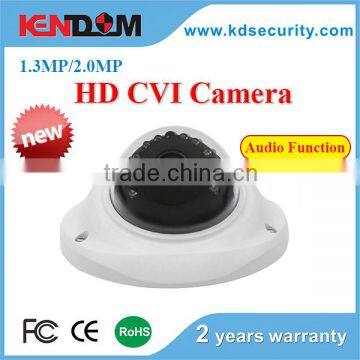 CCTV Dome Camera with Audio function HD CVI Camera 180 degree view angle Fisheye CCTV Camera