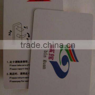 High quality pvc contactless Key Card