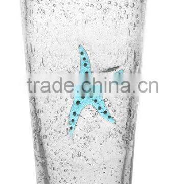 Classic Beach Glass Cup,sea Star Glass photo-2