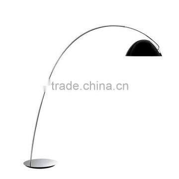 Modern Flexible Arm Aluminum and Stainless Steel Arched Floor Lamp for Living Room Decoration