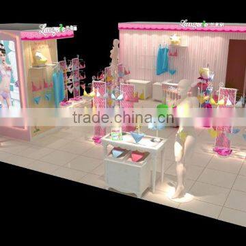 clothing store display furniture garment showcase brand underwear shop kiosk display showcase design