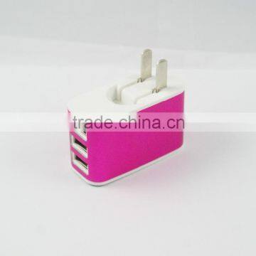 3100mah 3 port Max USB Home Travel Wall Charger Adapter