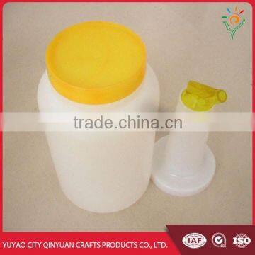 Customized various colours plastic juice bottles with cap