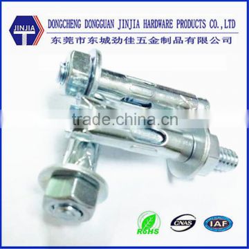 china screw factory 5/16 carbon steel zinc plated Expansion screw