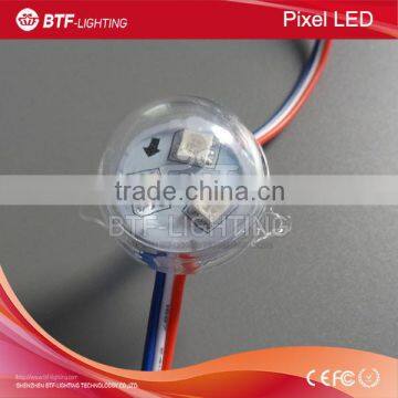 30mm ws2811 led modules Milky or Transparent waterproof IP67 DC 12V Led pixel modules Diameter