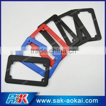 ABS Plastic frame, American standard plastic motorcycle plate frame