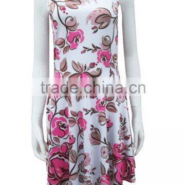 Custom Design Latest Fashion Sublimation Printing Ladies Casual Dresses For women                        
                                                Quality Choice