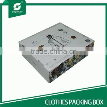 FULL PRINTED CORRUGATED SHIPPING BOX FOR CLOTHES photo-4