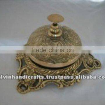 antique brass peon bell/call bell/ table bell/ brass metal bell/ office bell