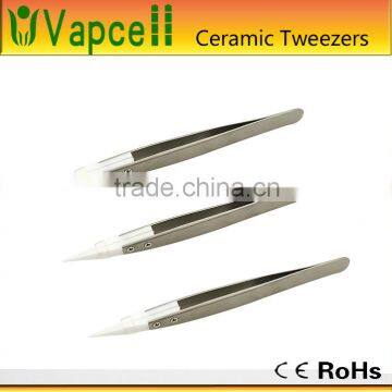 Vapcell new arrival Heat Resistance Tweezer Coil Building Tool Ceramic Tweezer