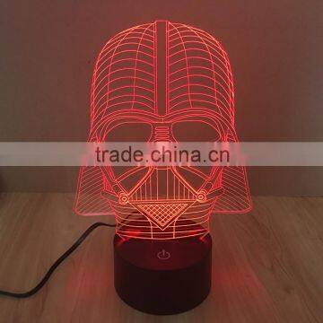 7 Color Changing LED 3D Table Lamp