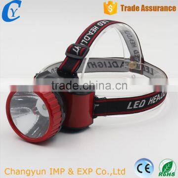 Saving Energy Light Rechargable battery 600mah Waterproofing LED Headlamp