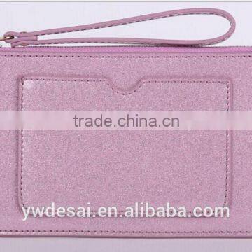 Latest design cheap ladies zipper purse