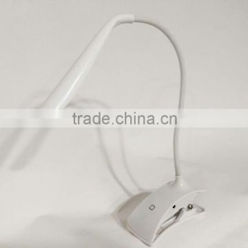 Made in China shadeless table lamps flexible bed reading light