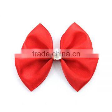 red garment bow/ satin ribbon bow