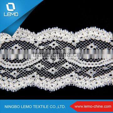 Hot Sale Scalloped Lace, Heavy Polyester Cord Lace Fabric For Garment