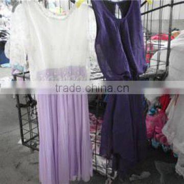 In bales 100 KG ladies silk dress Summer Used Clothing