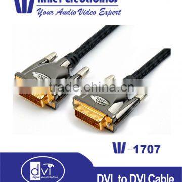 DVI-D Male to Male M-M Dual Link Video Cable for mobilephone ,projector