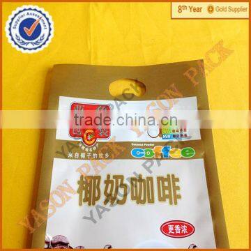 Gravure Printed coffee bags with reclosable zipper