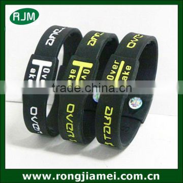 New fashion promotion negative ions energy bracelets hologram