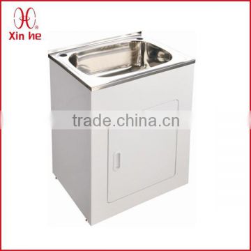 SUS304 stainless steel laundry sink cabinet