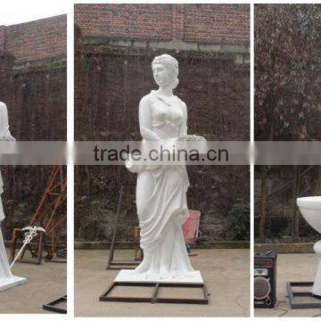 2014 white marble girl statues sculpture human statue