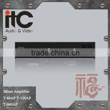ITC AP Series 60W 120W 240W 2 Mic Input and 1 Line Input Mixer PA Amplifier 100 V photo-3