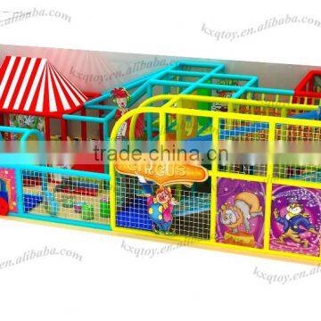 Two Layers Indoor Playground Type Galvanized Pipe Frame Soft Naughty Castle Kids Game on Sale