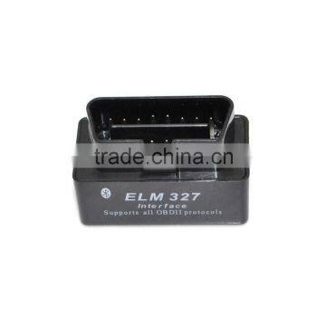 New SUPER MINI ELM327 Bluetooth OBD2 V2.1 Black Smart Car Diagnostic Interface ELM 327 Wireless Scan Tool photo-3