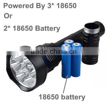 11000 Lumen High Power Rechargeable Torch 9 LED Torch Rechargeable photo-2
