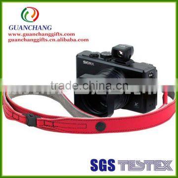 Fashion quality camera leather strap ends natural