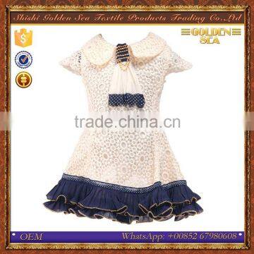 lace design satin lining jacquard fabric baby girl dress patterns