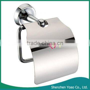 Delicate Design Wall Mounted Brass Chrome Bathroom Paper Towel Dispenser