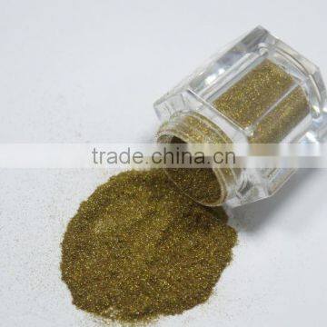 PET 0.07mm Hexagon Laser Gold Glitter Powder
