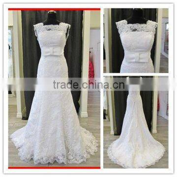 Luxury Fashionable Slim Lace Modest Real Pictures Modest Alibaba Wedding Dresses Wedding Gown RPW-003