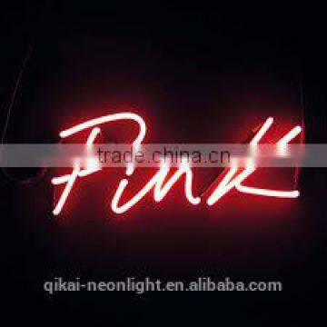 Customer design pink words neon sign neon light handcrafted