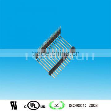 2.0mm Pitch Double Layer Single Row Angle Pin Header connector