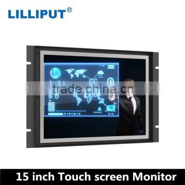 15" Screen Size Open Frame HDMI Monitor with Touchscreen VGA DVI Input