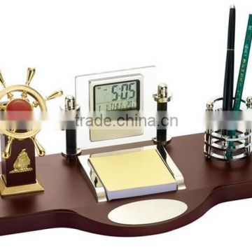 2014 new pen holder/clock pen holder for office furniture