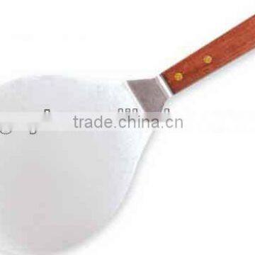 Wooden Handle Stainless Steel Special Big Cake lifter Cookie spatula Pancake Turner