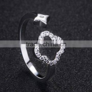 Synthetic Blue Gemstone Setting Latest Gold Plated Finger Ring Designs Open Ring for Women photo-4