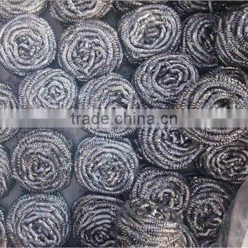 High zinc galvanized wire mesh scrubber for dish clean