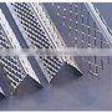 building material corner bead with galvanized steel