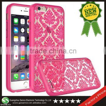 Samco Scratch Resistant Premium Slim Fit Damask Pattern Plastic Case for IPhone 6