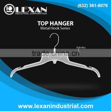 3390 - 18" Plastic Hanger with Metal Hook for Tops, Shirt, Blouse (Philippines)