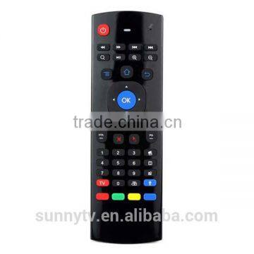 wholesale price 2.4ghz fly mouse mx3 kodi keyboard Gyroscope Wireless Air Mouse IR remote control 2.4ghz mx3 remote