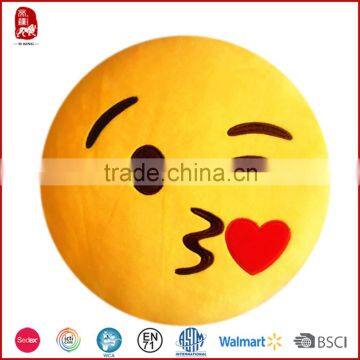 Hot sale pp cotton plush emoji pillows soft toy