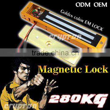 ODM Magnetic lock 600 lbs holding force magnetic lock for glass door 280KG